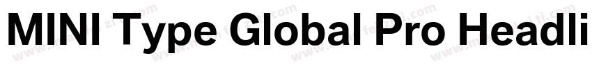 MINI Type Global Pro Headline Regul字体转换